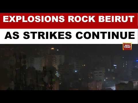 Israeli Military Continues Attacks On Beirut, Explosions Heard As Lebanon Conflict Escalates