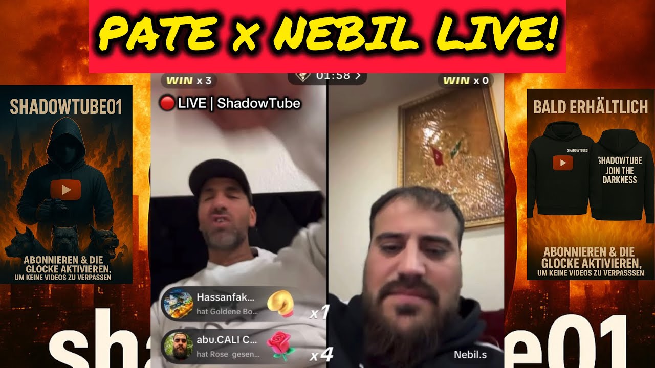 🔴 LIVE | Arrogante Pate & Nebil LIVE – direkte Gespräche & klare Ansagen! 
