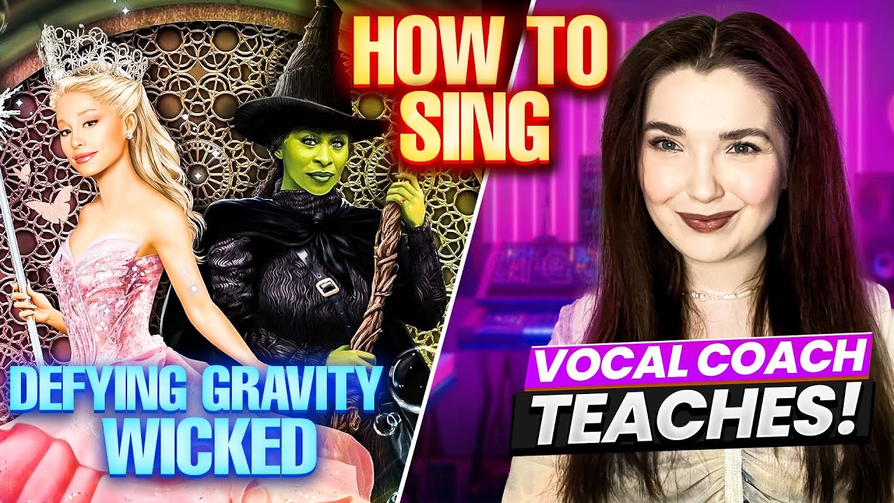 Преподаватель вокала обучает исполнению песни «Defying Gravity» из мюзикла «Wicked» | Полный урок...