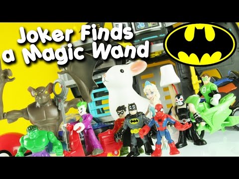 Joker-Finds-A-Magic-wand---Bane-Batman-Green-Lantern-Spiderman-Spi
