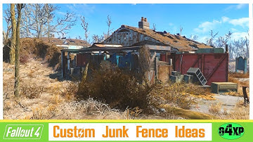 Custom Junk Fence Ideas - Building in Fallout 4