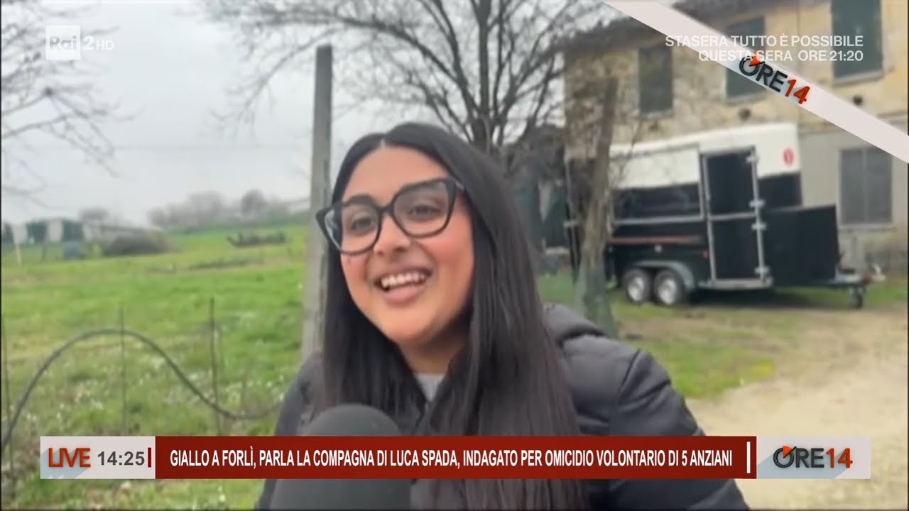 Morti sospette a Forlì: le parole della fidanzata di Luca Spada - Ore 14 del 04/03/2026