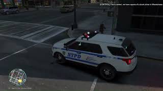 GTA 4 LCPD:FR I NYPD Patrol #9 I Time Square Madness I Ford Explorer Patrol 2024