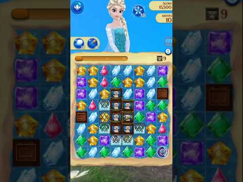 Disney Frozen Free Fall Endless map level #2949 (without using items)