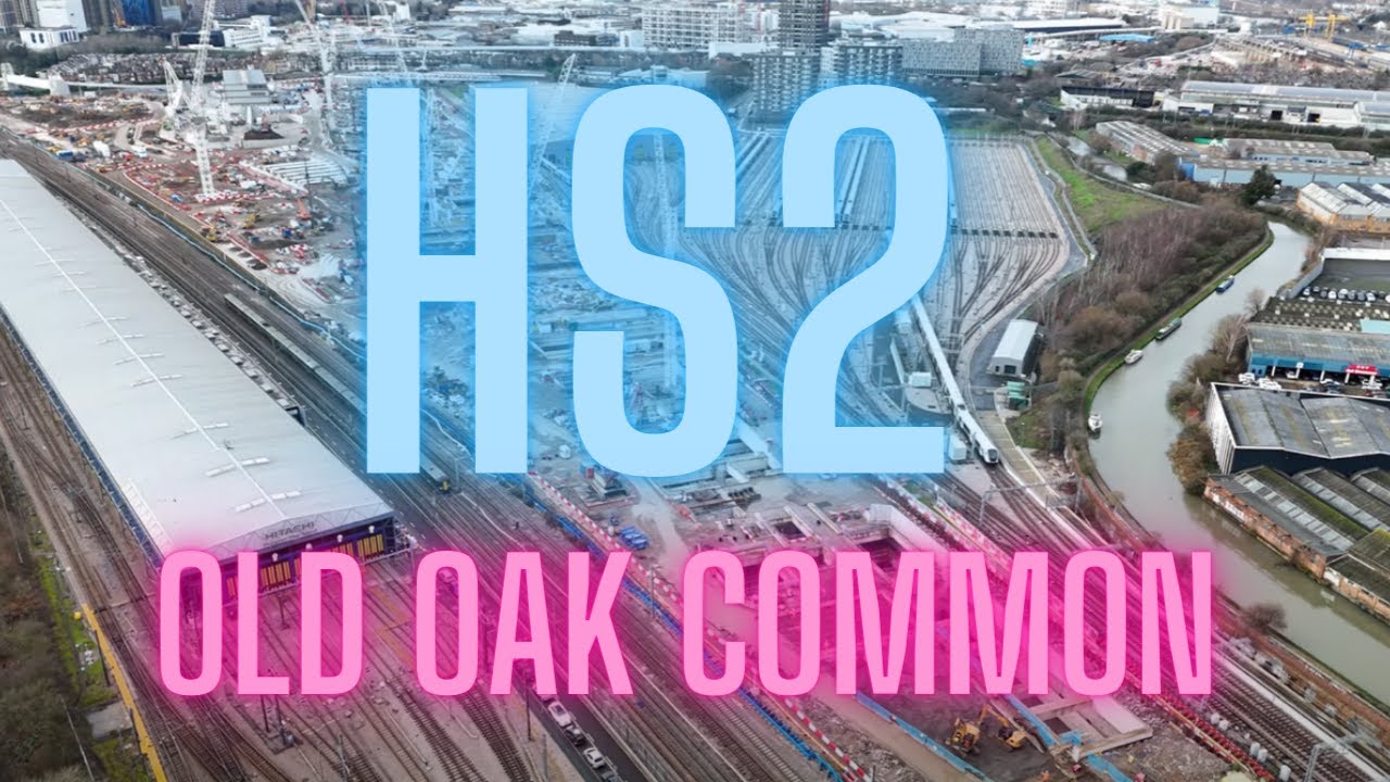 HS2 Old Oak Common Progress January 2024 YouTube