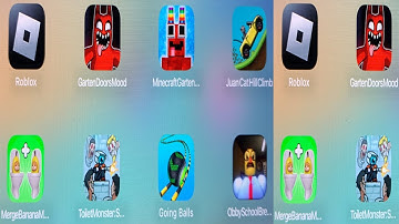 Roblox,Garten of Banban Doors,Minecraft Garten of Banban,Banana Run Merge Master,Toilet Monster...