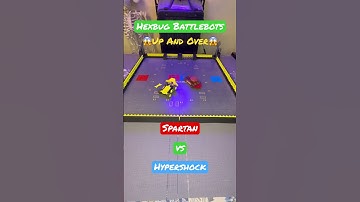 Spartan vs Hypershock  😱Up And Over😱 Hexbug Battlebots #hexbugbattlebots #hexbugvideos #battlebots