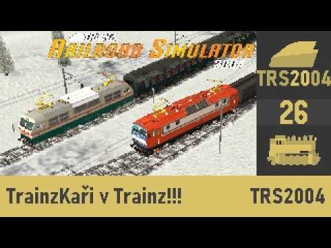 TrainzKaři v Trainz!!! TRS2004 26 Jízda s retro eso a malímy vagonky ...