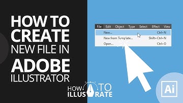 How To Create New File In Adobe Illustrator CC | Tutorials For BEGINNERS | Class 01