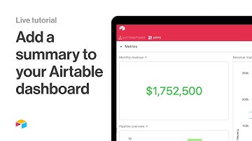 Adding your first app to an Airtable dashboard | Live tutorial