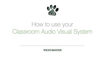 Using your in classroom A/V system