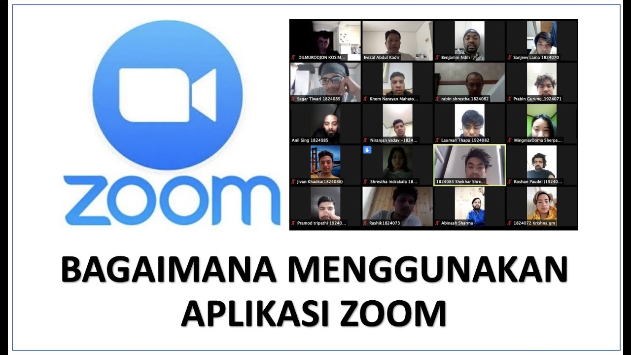 Tutorial Aplikasi ZOOM - Bagaimana Cara Memulai dan Menggunakan - YouTube