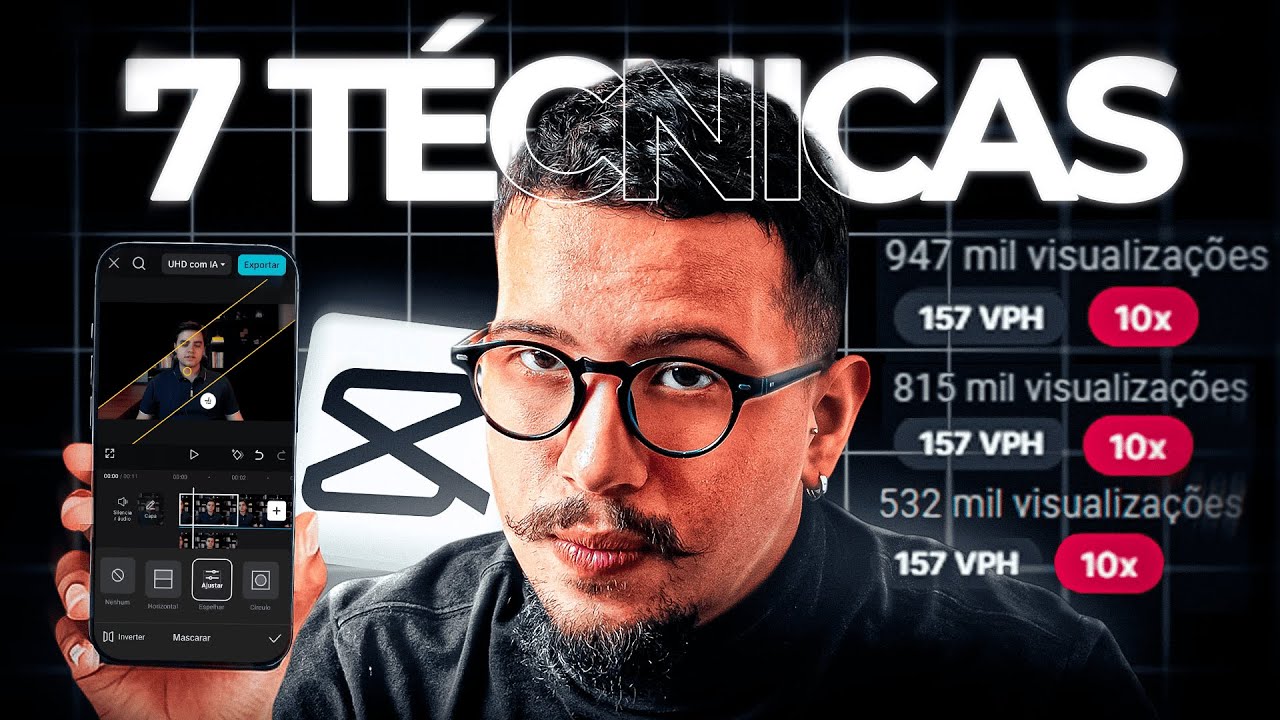 7 TÉCNICAS de EDIÇÃO que SEPARAM UM PROFISSIONAL de um AMADOR no CAPCUT pelo CELULAR!