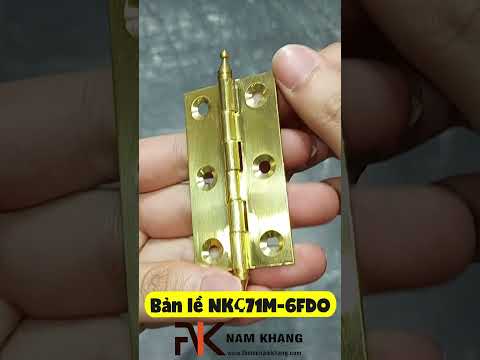 Bản Lề Lá Tủ Bằng Đồng Cao Cấp NK471M-6FDO