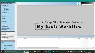 DSS Tutorial - My Basic Workflow