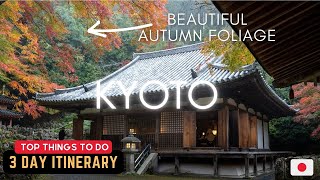 This is BEST PLACE TO ENJOY Autumn Foliage in, KYOTO JAPAN