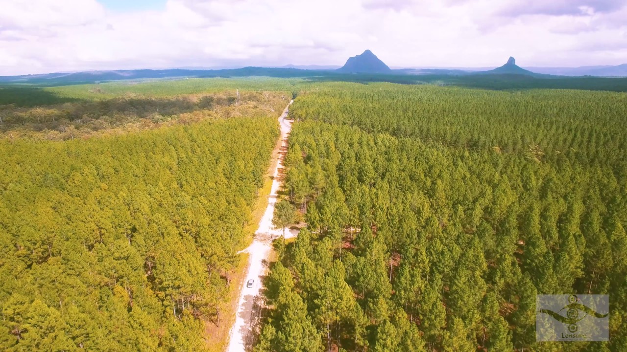Glass House Mountains Mount Beerburrum 4K