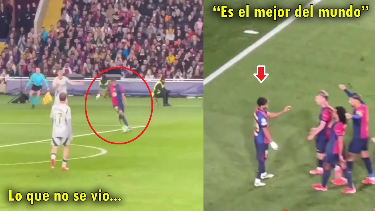 ASI se VIVIO el tremendo GOLAZO de LAMINE YAMAL con el BARCELONA desde el estadio HOY