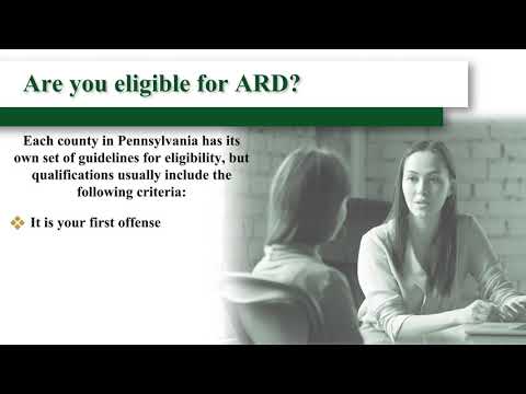 What is the Accelerated Rehabilitation Diversion (ARD) Program? - YouTube
