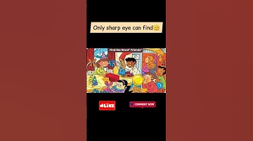 Find and comment 👀🧐 #shorts #spot #eyetest #exam#trending#findthenumber#find #find#findthedifference