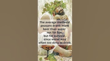 Why Medieval Peasants Drank Beer #history #interestingfacts #shorts