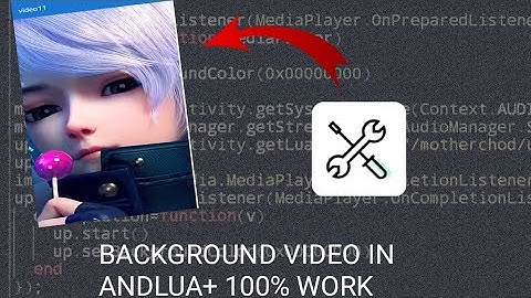 How To Add Video In Andlua App Background | Free Code | Andlua Video View Code | Andlua Video Alp