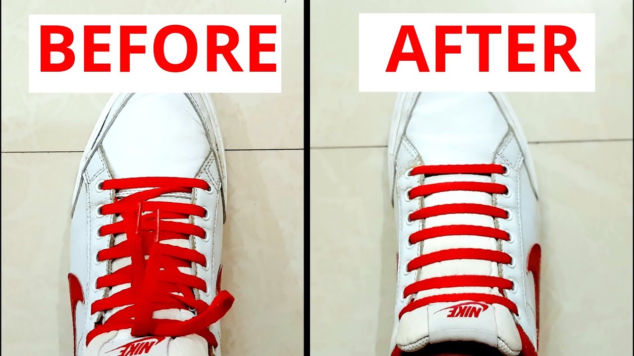 How To HIDE Your Laces Very Easy & Fast Shoelace Hack | Men's Style ...