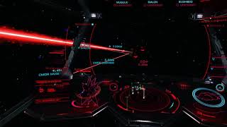 Thargoid Hydra kill in OU Geminorum - Elite Dangerous (VR)