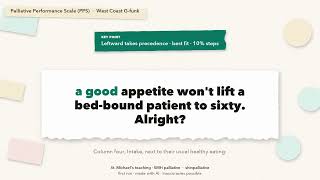 PPS (Palliative Performance Scale) (G-funk)
