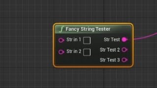 Unreal Node: Add String Inputs