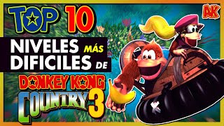 TOP 10: NIVELES más DIFICILES de DONKEY KONG COUNTRY 3