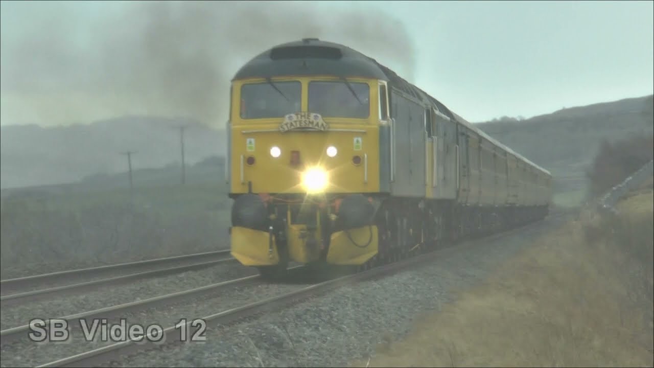 Wet & Windy day for 47853 47593 S&C Circular 12th Feb 2022