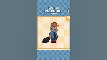 All Animations of Old Digger #timelapse - #PixBob (#Pixel #Art by #BibBob)