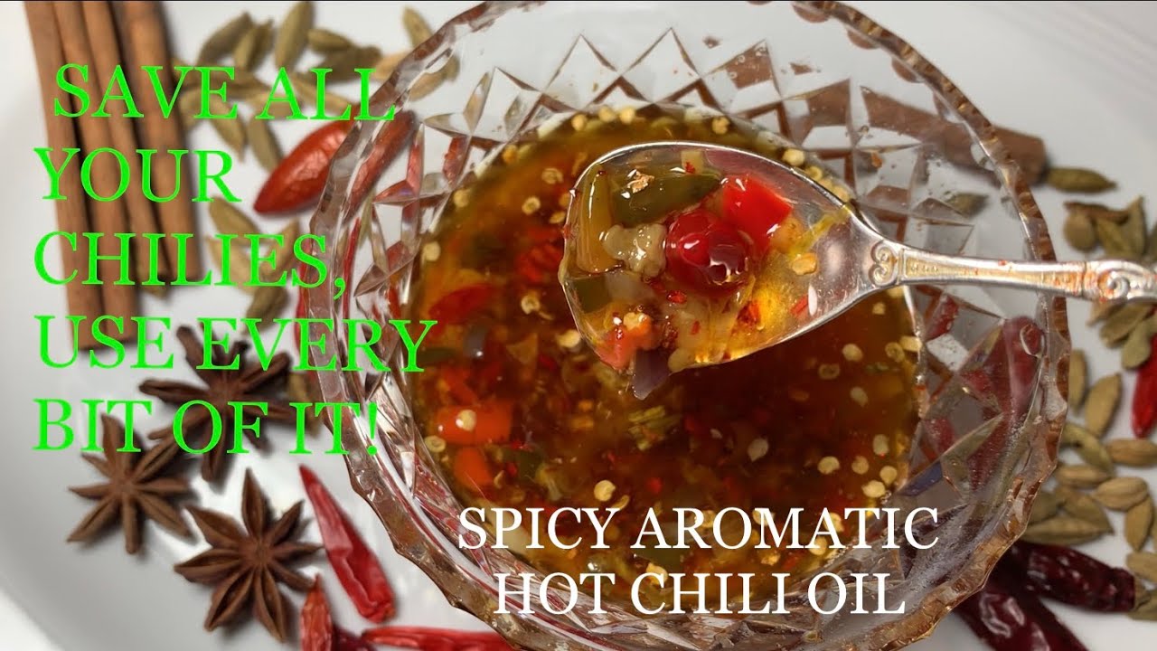 AROMATIC HOT CHILI OIL Chili Oil Recipe How To Make Chili Oil