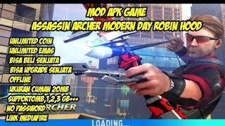 Game jadi pembunuh bayaran hanya mengunakan senjata panah,buruan cobain, assassin archer mod apk screenshot 3