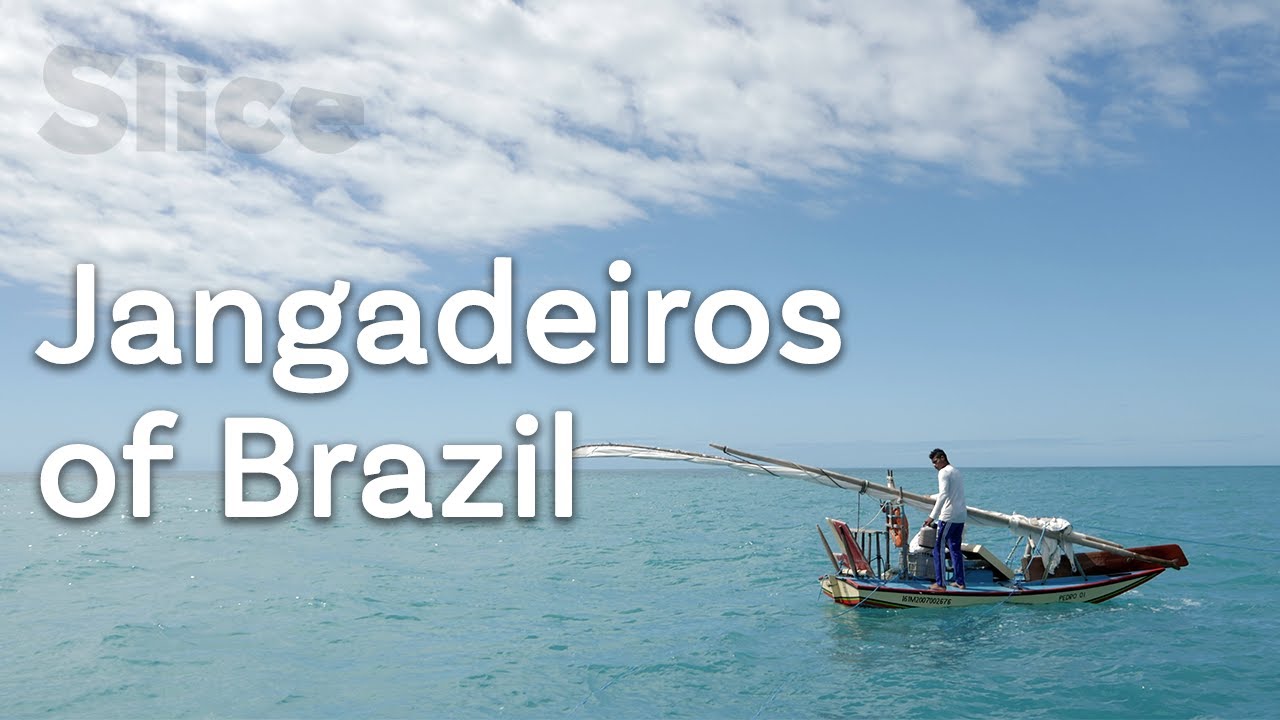 Documentary backdrop image for Navigating the waters of the Atlantic aboard Jangadas I Slice (2021)