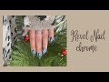 How to: Chrome dip powder ft. NEW Revel Nail chrome powder + easiest snowflake nail art EVER!