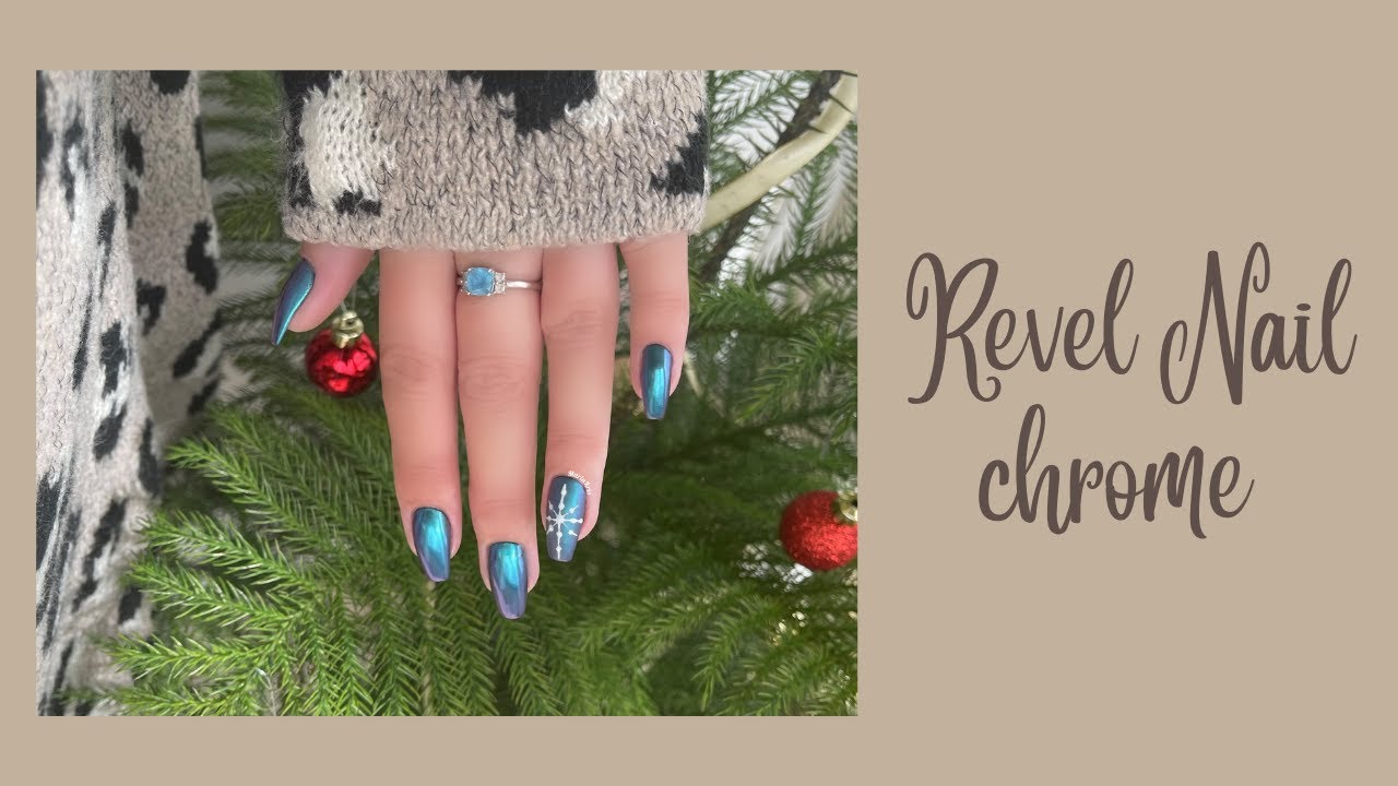 How to Chrome dip powder ft. NEW Revel Nail chrome powder + easiest