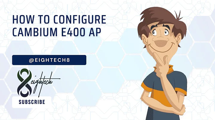 Cambium cnPilot E400 Basic Wireless Configuration