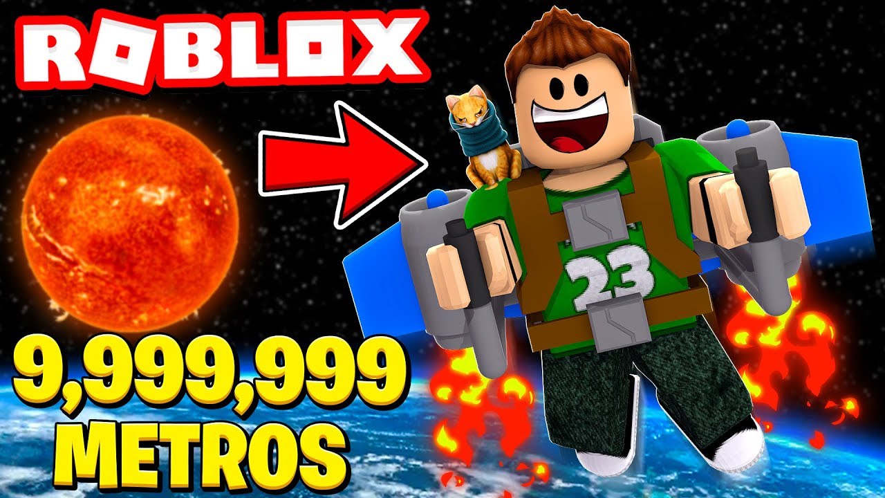 Volamos 9 999 999 Metros Con Jetpack En Roblox Youtube - nos convertimos en el boxeador con 9 999 999 de fuerza de roblox