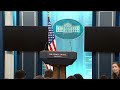 Karoline Leavitt returns to WH briefing room