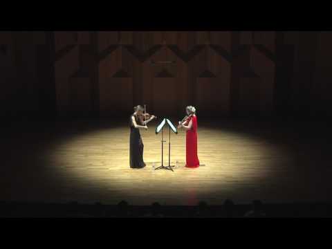 Retorica (Harriet Mackenzie, Philippa Mo - violins) Bach Invention no. 10, Seoul Arts Centre Encore