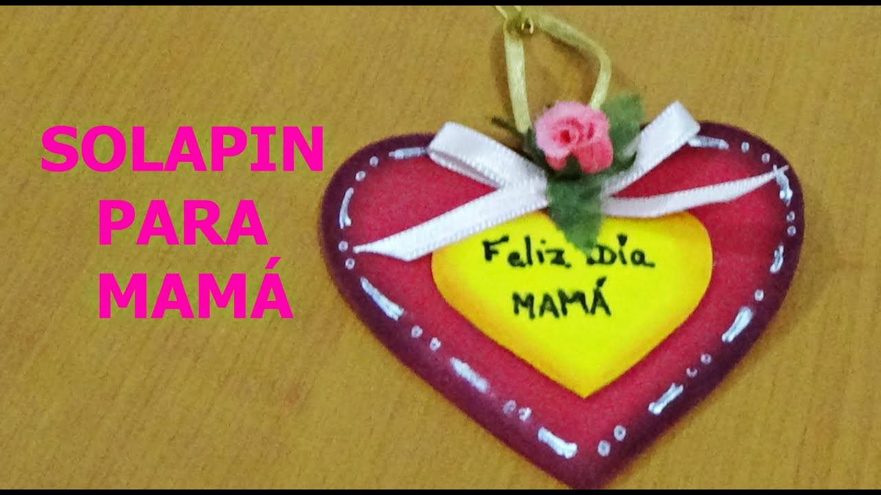 TUTORIAL SOLAPIN PARA MAMÁ - YouTube TUTORIAL SOLAPIN PARA MAMÁ - YouTube