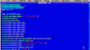 Printing Trigonometry Table Using C Programming Language