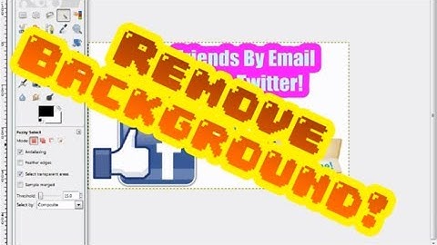 Remove Background From Image With Gimp Software