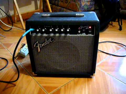 amplificador fender frontman 15 g 15 watts - YouTube