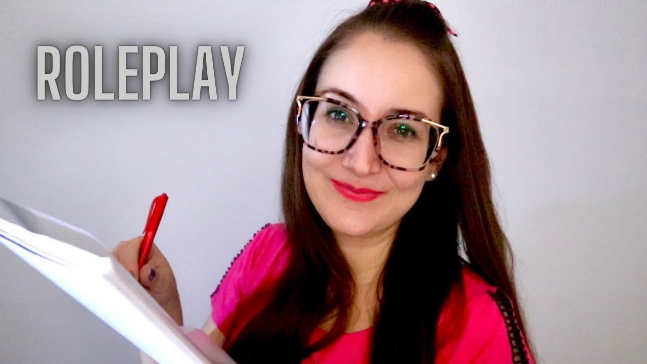 ASMR ROLEPLAY: PROFESSORA BOAZINHA [ATÉ DEMAIS] APLICANDO PROVA PARA A TURMA 👩🏼‍🏫