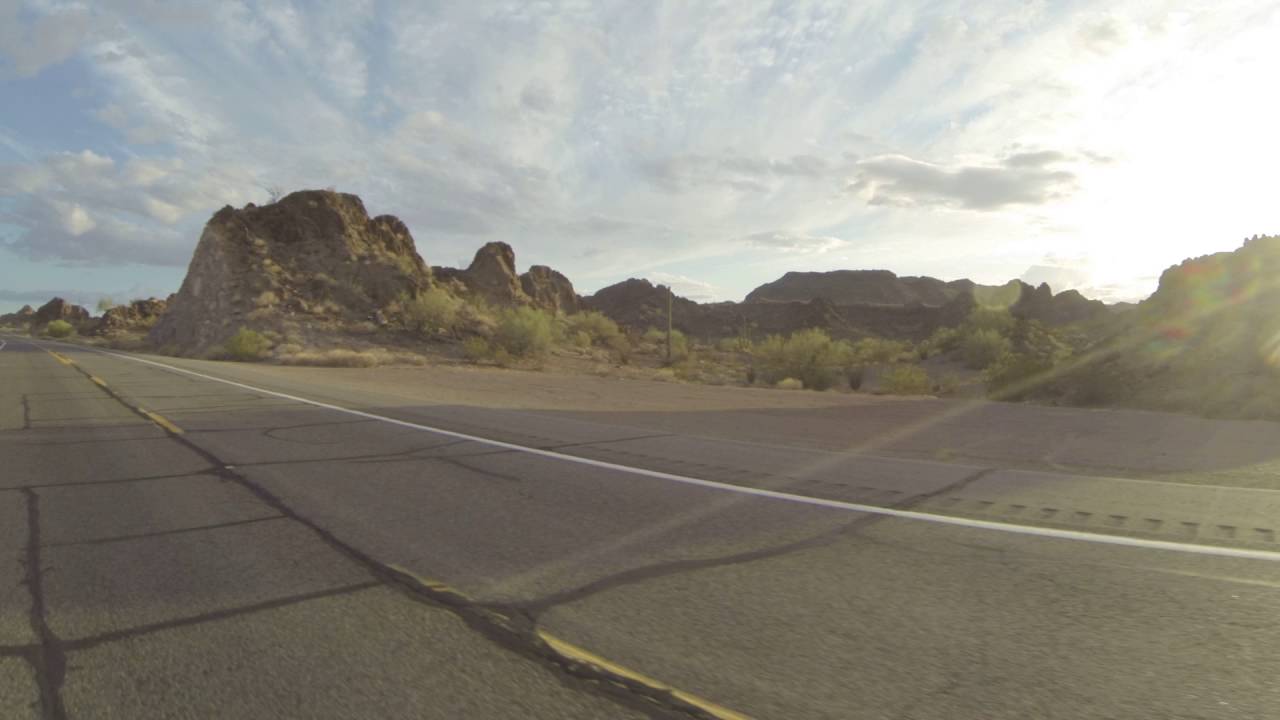 Crater Range north on Arizona SR 85, Barry M. Goldwater Air Force Range, 7 May 2016 GP021260