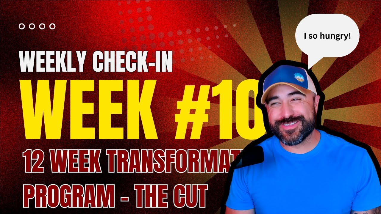 Week 9 Check-In | Cut Phase Begins | Hunger, Habits & 3 Pounds Down