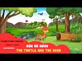 Truyện Tranh Thiếu Nhi câu truyện Hươu và Rùa -Truyện Tranh Song Ngữ | Bé Học Tiếng Anh
